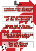 Soccer Affirmation Print for Kids - Canada