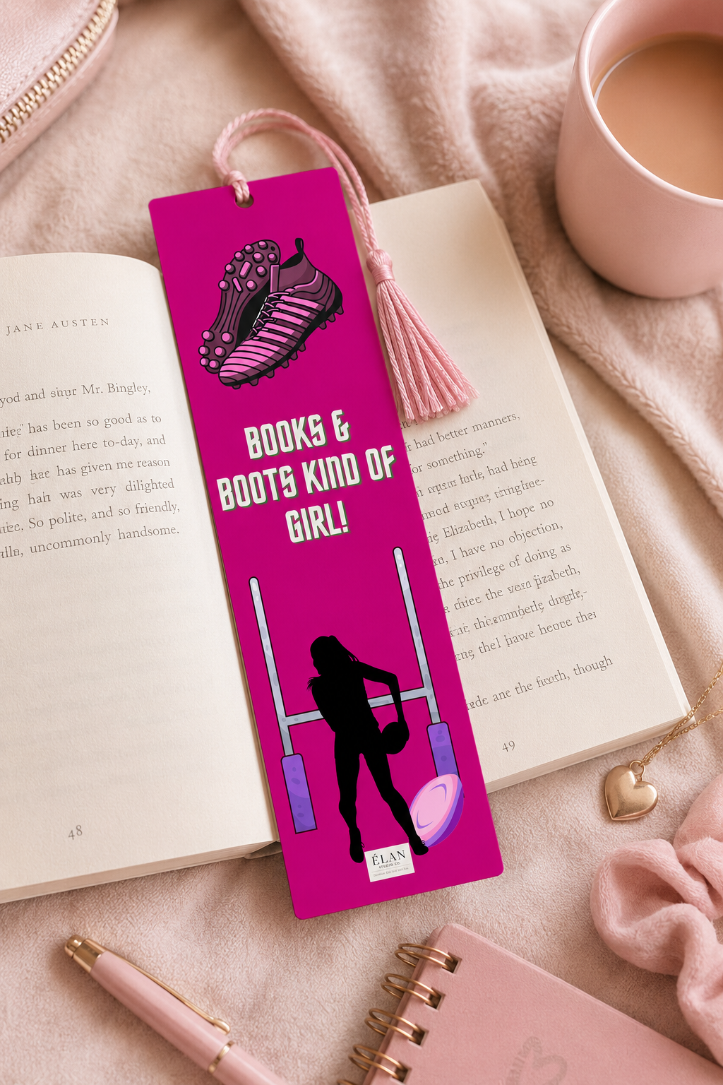 Books & Boots Kind of Girl! Bookmark