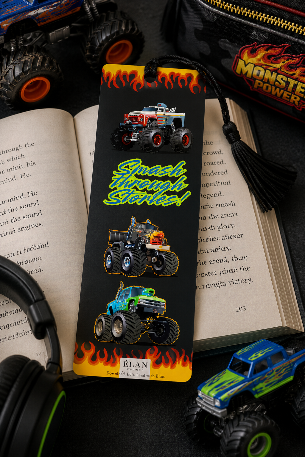 Smash Through Stories! Bookmark
