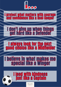 Soccer Affirmation Print for Kids - Japan