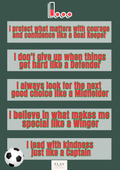 Soccer Affirmation Print for Kids - Mexico