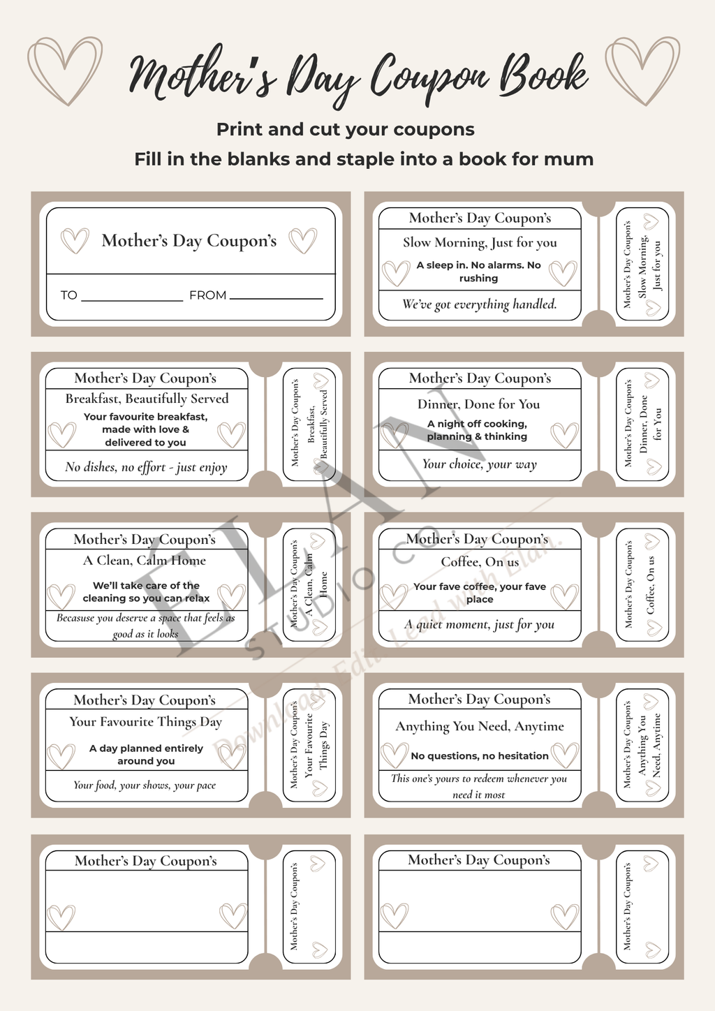 Mother's Day Keepsake & Hosting Bundle