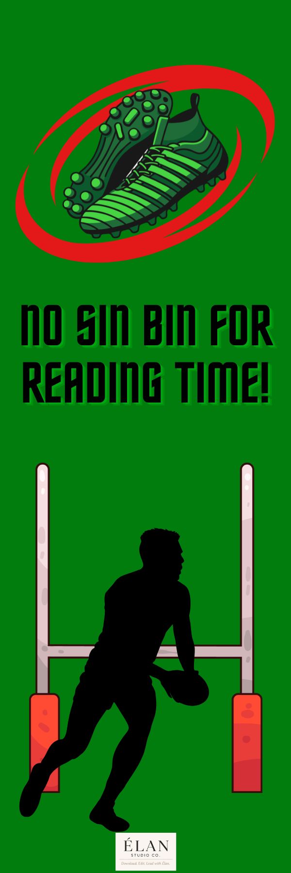 No Sin Bin for Reading Time! Bookmark