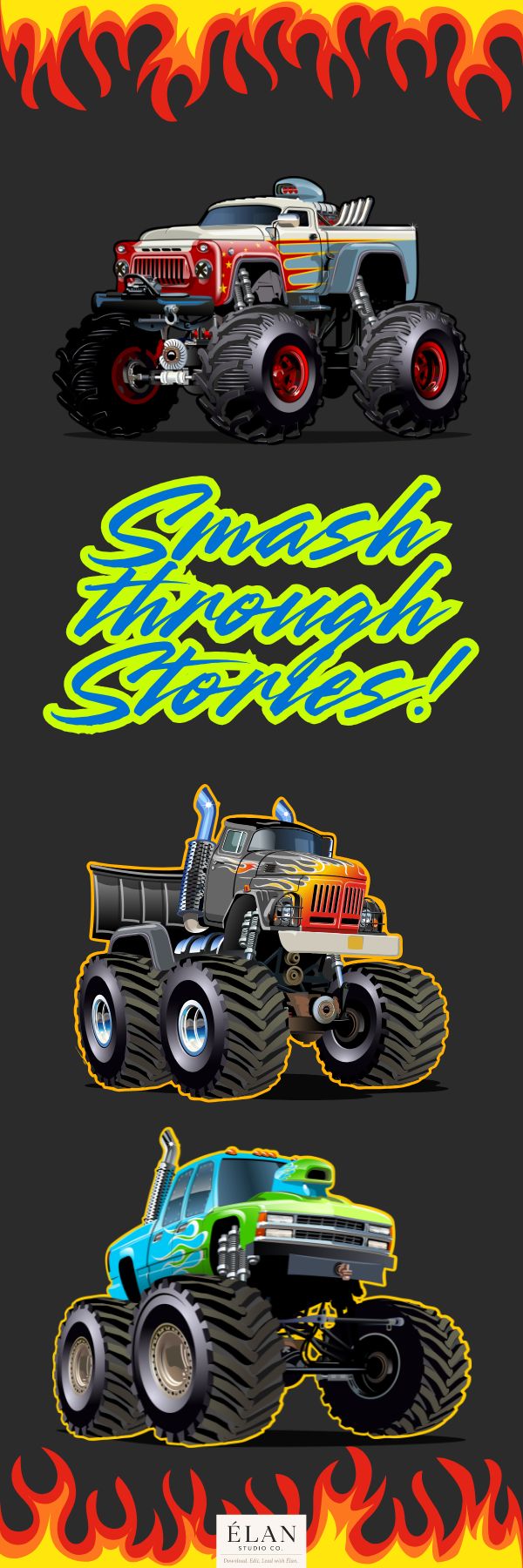 Smash Through Stories! Bookmark