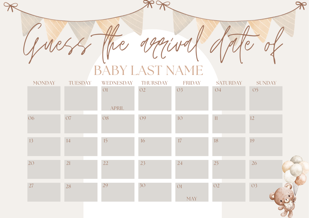 We Can Bearly Wait Baby Shower Bundle