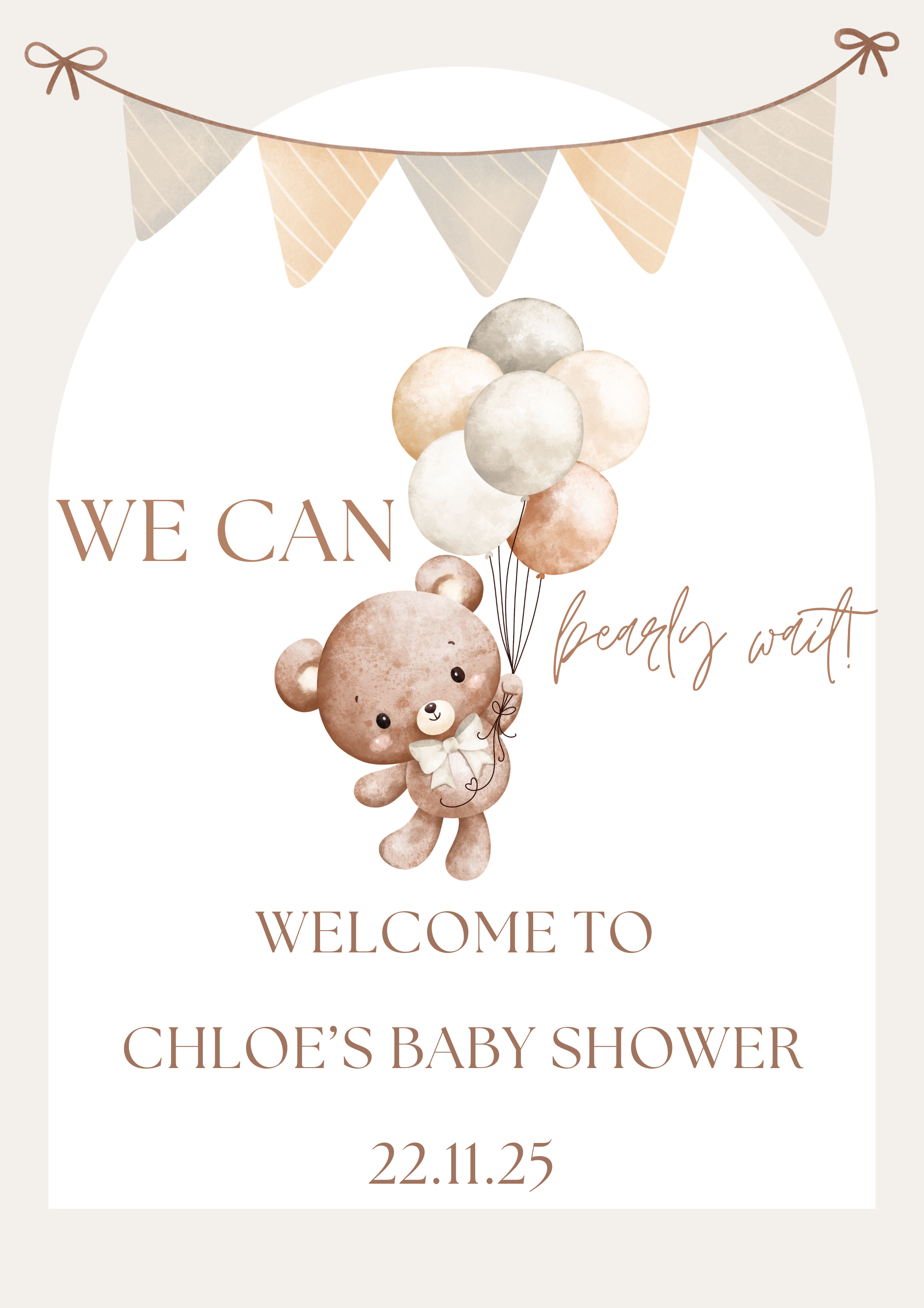 We Can Bearly Wait Baby Shower Bundle