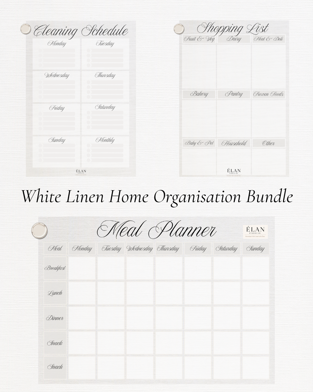 White Linen House Reset Bundle
